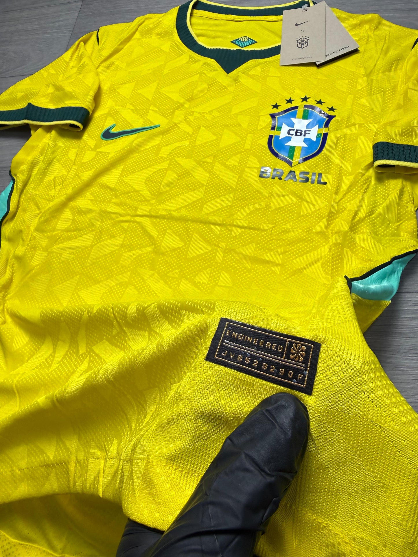 Camiseta de Brasil Calidad Tahilandesa