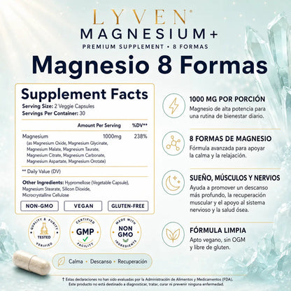LYVEN® Magnesio complex 8 en 1