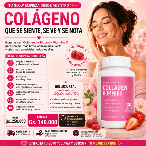 GOMITAS DE COLAGENO 30cap