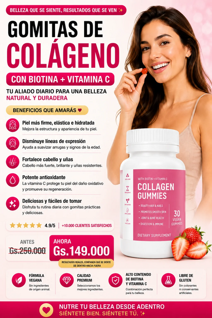 GOMITAS DE COLAGENO 30cap